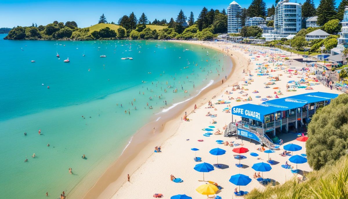 Safe beaches in Auckland